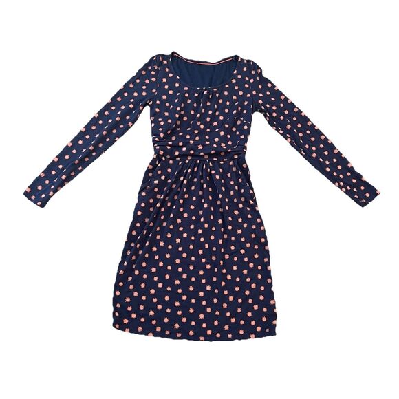 Boden Dresses & Skirts - Boden Dress 2 Petite Mabel Jersey Knit‎ Starburst Print Ruched Waistband Pockets